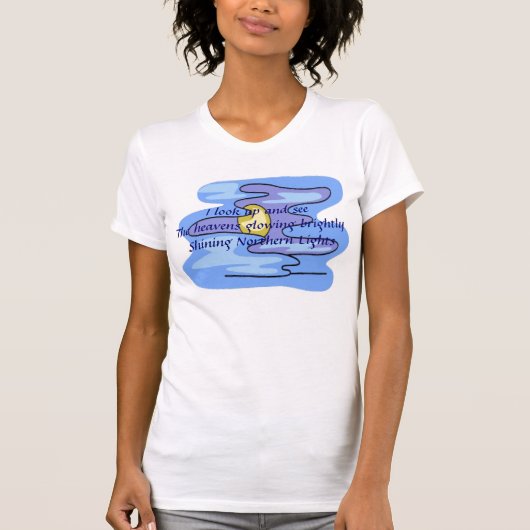 Haiku Northern Lights T-shirt (Voorkant)