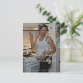 Haiku over zwangerschap briefkaart (Staand voorkant)