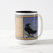 Haiku - Raven Autumn Dusk Tweekleurige Koffiemok (Voorkant rechts)