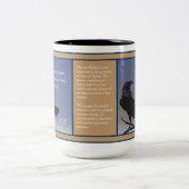 Haiku - Raven Autumn Dusk Tweekleurige Koffiemok (Center)