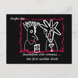 Haiku - Singles Bar Briefkaart