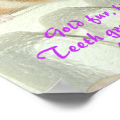 Haiku van de Hamster 1 Poster (Hoek)