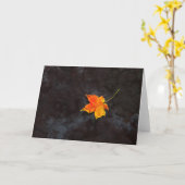 Haiku-Wenskaart Kaart (Gele Bloem)