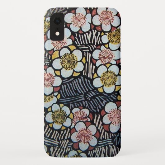 HAIKU, WITTE SPRINGSTROMEN Antiek Japanse Floral Case-Mate iPhone Case (Achterkant)