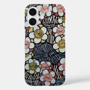HAIKU, WITTE SPRINGSTROMEN Antiek Japanse Floral iPhone 16 Hoesje