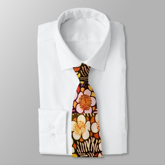 HAIKU/ZWARTE WIT-GEEL SPRINGSTROMEN STROPDAS (Gebonden)