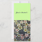 HAIKU/ZWARTE WITTE GEEL GROENE SPRINGSTROMEN KAART (Voorkant)