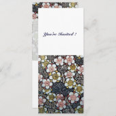 HAIKU/ZWARTE WITTE GEEL PINKSTROMEN KAART (Voorkant / Achterkant)