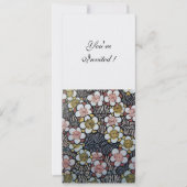 HAIKU/ZWARTE WITTE GEEL PINKSTROMEN KAART (Voorkant)