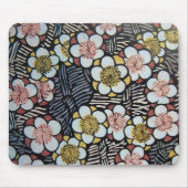 HAIKU/ZWARTE WITTE PINKSTROMEN MUISMAT (Voorkant)