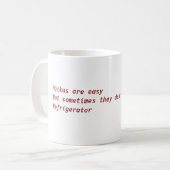 Haikus is een gemakkelijke Mok (Voorkant links)