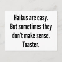 Haikus is gemakkelijk