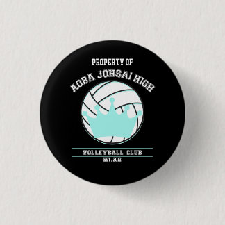 Haikyuu | Aoba Johsai Volleyball Club Button (1)