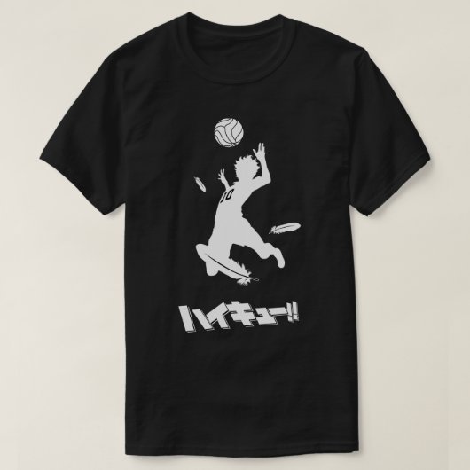 Haikyuu Hinata pin T-shirt (Design voorkant)
