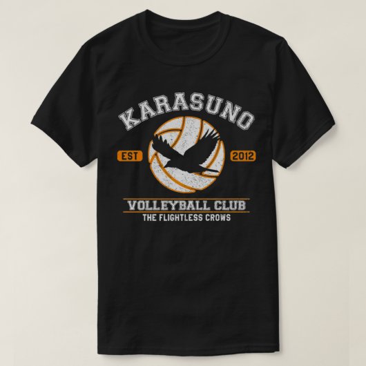 HAIKYUU KARASUNO VOLLEYBALL CLUB T-SHIRT (Design voorkant)
