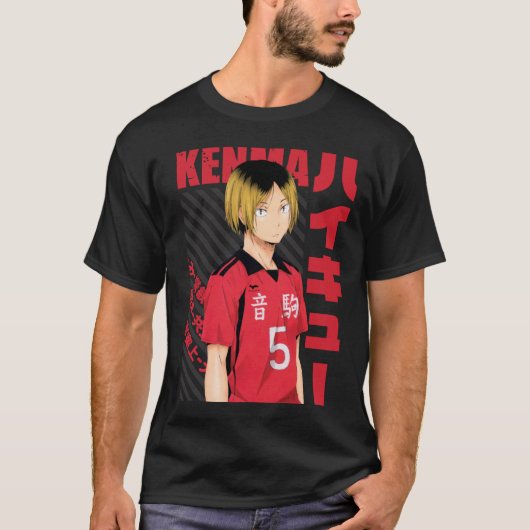 Haikyuu Kenma Kozume MEME ANIME CARTOON MANGA T-shirt (Voorkant)