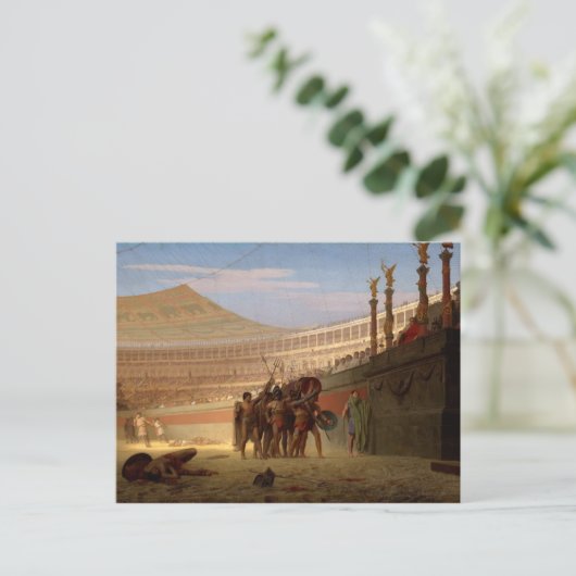 Hail Caesar, wij die u weldra zullen begroeten Briefkaart (Staand voorkant)