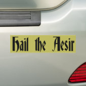 Hail de Aesir Bumpersticker (Op auto)