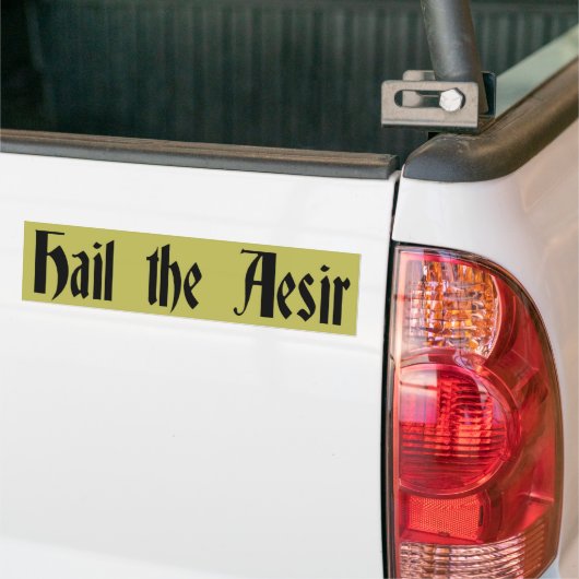 Hail de Aesir Bumpersticker (Op Truck)