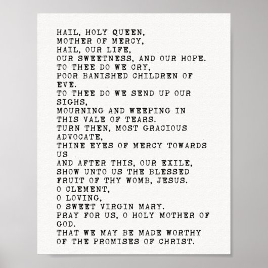 Hail, heilig Koningin Poster (Voorkant)