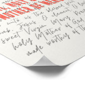 Hail, heilig Koningin Poster (Hoek)