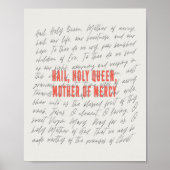 Hail, heilig Koningin Poster (Voorkant)