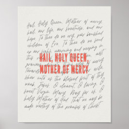 Hail, heilig Koningin Poster
