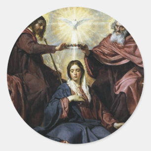 HAIL HOLY QUEEN RONDE STICKER