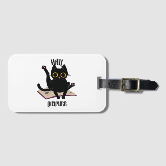Hail Lucipurr Bagagelabel (Voorkant (horizontaal))
