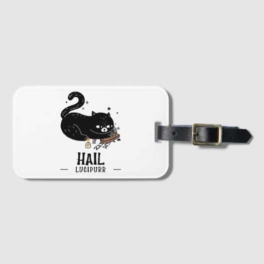 Hail Lucipurr Bagagelabel (Voorkant (horizontaal))