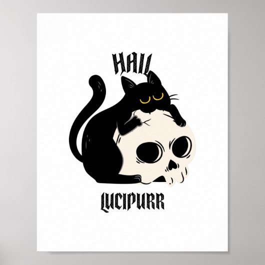 Hail Lucipurr Poster (Voorkant)