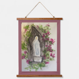 Hail Maria houten wandtapijt Hangend Wandkleed