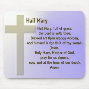 Hail Mary ~ aanpasbaar Muismat
