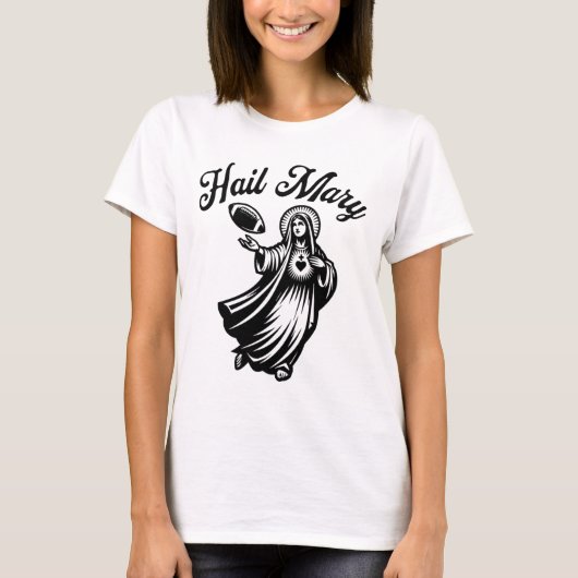 Hail Mary Amerikaans voetbal T-shirt (Voorkant)