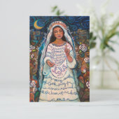 Hail Mary, Ave Maria gebedskaart (Staand voorkant)