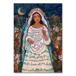 Hail Mary, Ave Maria gebedskaart Kaart