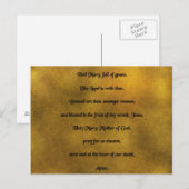 Hail Mary Briefkaart (Voorkant / Achterkant)