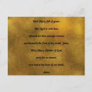 Hail Mary Briefkaart