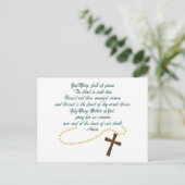 Hail Mary Briefkaart (Staand voorkant)