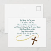 Hail Mary Briefkaart (Voorkant / Achterkant)