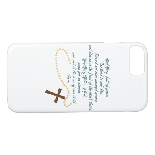Hail Mary Case-Mate iPhone Case (Achterkant (Horizontaal))