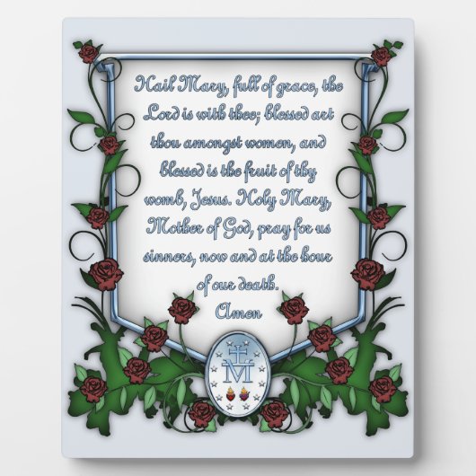 Hail Mary Fotoplaat (Voorkant)