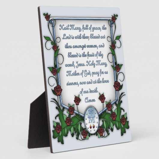 Hail Mary Fotoplaat (Zijkant)