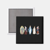 Hail Mary Full Of Grace, Blessed Virgin Mary, Bibl Magneet (Voorkant / Achterkant)