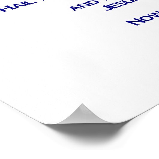 Hail Mary gebed Poster (Hoek)