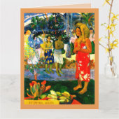 Hail Mary (Ia Orana Maria) (1891) van Paul Gauguin Kaart (Gele Bloem)