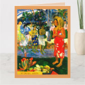 Hail Mary (Ia Orana Maria) (1891) van Paul Gauguin Kaart (Voorkant)