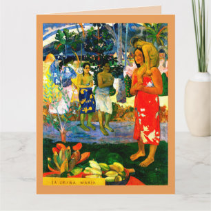 Hail Mary (Ia Orana Maria) (1891) van Paul Gauguin Kaart