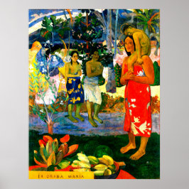 Hail Mary (Ia Orana Maria) (1891) van Paul Gauguin Poster