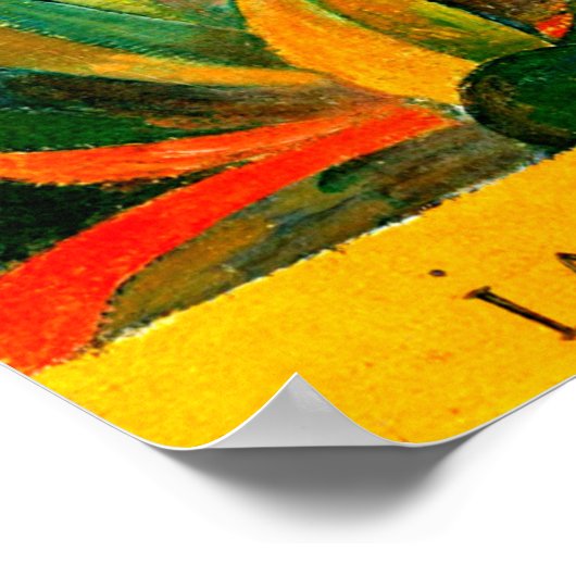 Hail Mary (Ia Orana Maria) (1891) van Paul Gauguin Poster (Hoek)